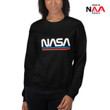 NASA Sweatshirt Black Worm