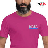 NASA T-SHIRT ⏐ Berry ⏐ Embroidered Worm