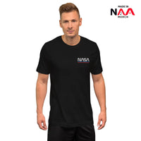 NASA T-SHIRT ⏐ Black ⏐ Embroidered Worm