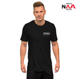 NASA T-SHIRT ⏐ Black ⏐ Embroidered Worm