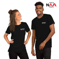 NASA T-SHIRT ⏐ Black ⏐ Embroidered Worm