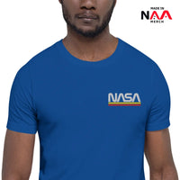NASA T-SHIRT ⏐ Blue ⏐ Embroidered Worm