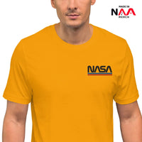NASA T-SHIRT ⏐ Gold ⏐ Embroidered Worm