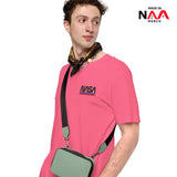NASA T-SHIRT ⏐ Pink ⏐ Embroidered Worm