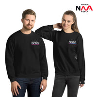 NASA Sweatshirt Black ⏐ Embroidered Worm