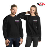 NASA Sweatshirt Black ⏐ Embroidered Worm
