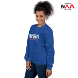 NASA Sweatshirt Blue Worm
