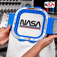 NASA Sweatshirt White ⏐ Embroidered Worm