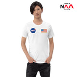 NASA SHIRT ⏐ Meatball White ⏐ Flag US
