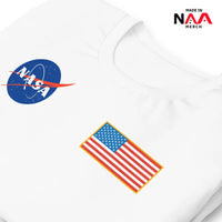 NASA SHIRT ⏐ Meatball White ⏐ Flag US