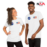 NASA SHIRT ⏐ Meatball White ⏐ Flag US