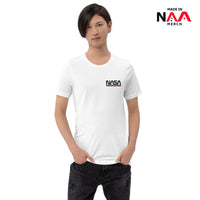 NASA T-SHIRT ⏐ White ⏐ Embroidered Worm