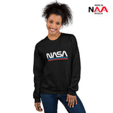 NASA Sweatshirt Black Worm